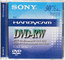 mini DVD-RW Sony 1,46GB (30 min)